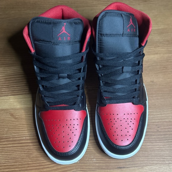 Nike Other - Nike Men’s High-Top Athletic Sneakers in Black and Red